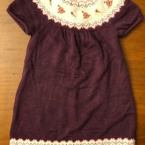 Janie and Jack Toddler fall/winter dress with matching beret , a steal Low price